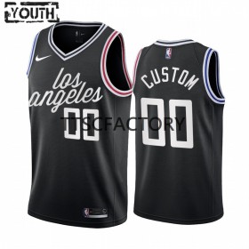 Camiseta Niños Los Angeles Clippers Personalizadas Nike 2022-23 City Edition Negro Swingman